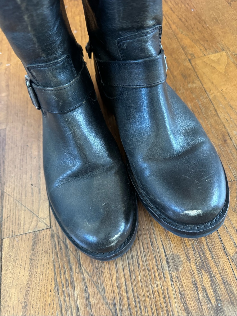 Frye Women’s Veronica Back Zip Short Boots Booties Black 7 - Picture 10 of 14